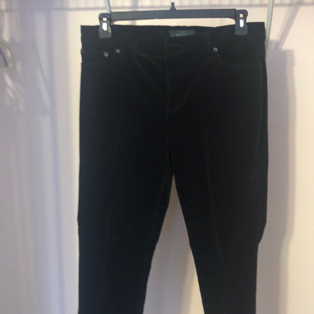 Ralph Lauren black corduroy pants.
